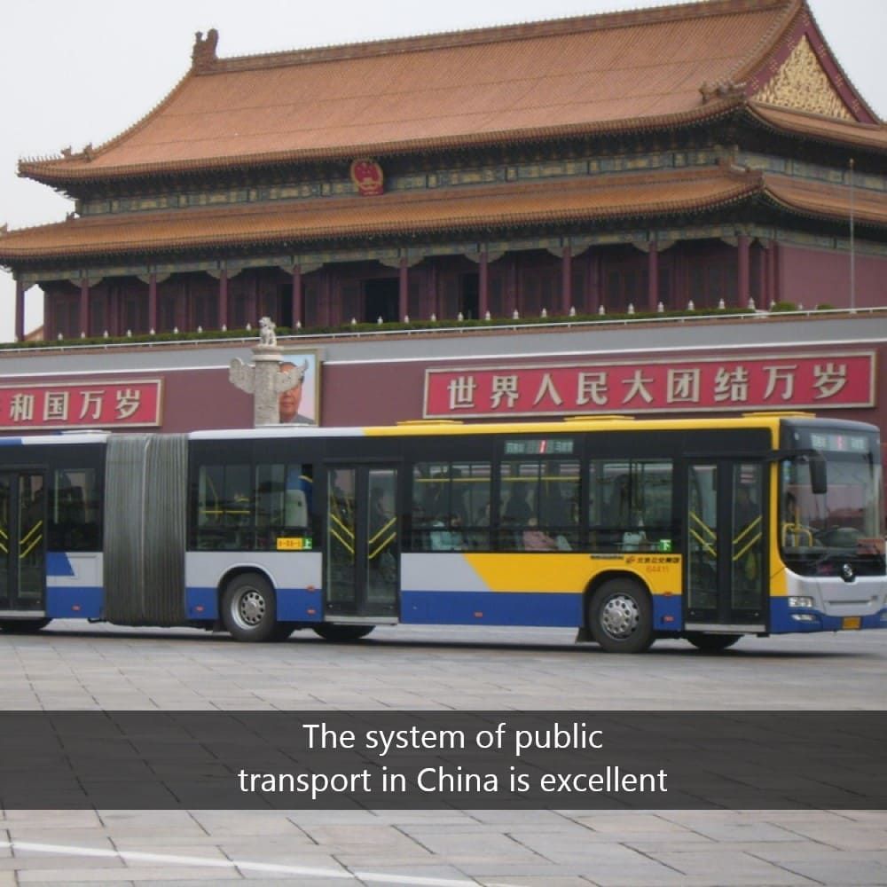 Excellent Public Transport System