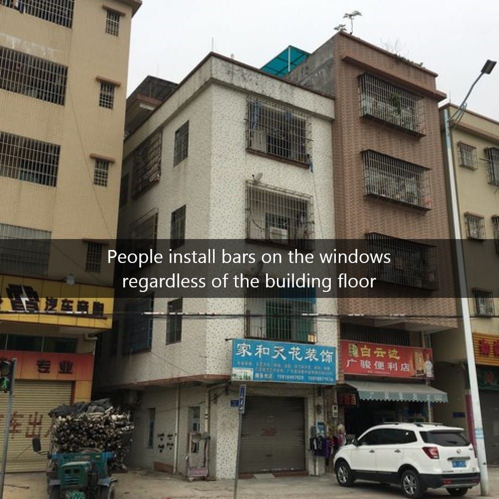 Bars on Windows